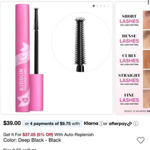 Too Faced Ribbon Mascara - Black